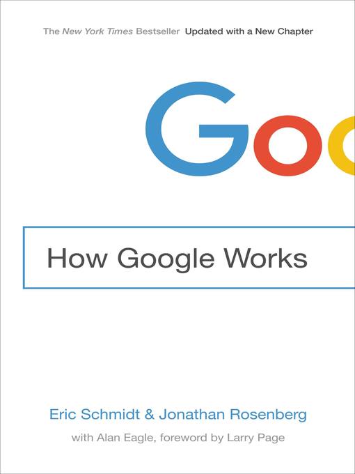 Title details for How Google Works by Eric Schmidt - Wait list